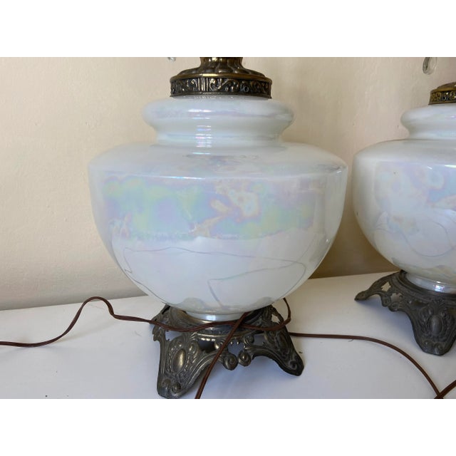 1970’s Ef & Ef Industries Vintage Multicolored Table Lamps - a Pair For Sale - Image 4 of 13