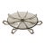 Jean Louis Deniot Modern Brass Iron Eye Low Bowl For Sale