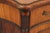 Vintage French Style Bow Front 5 Drawer Inlaid Walnut Chest For Sale - Image 10 of 18