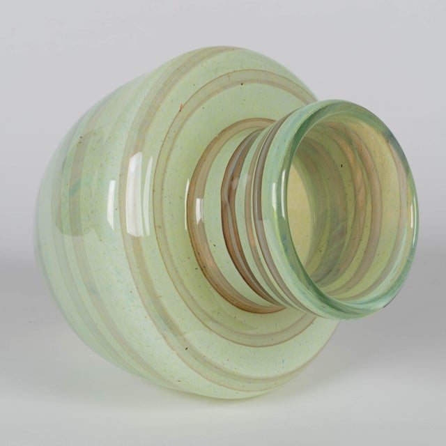 Mdina Art Glass Vase For Sale - Image 12 of 15