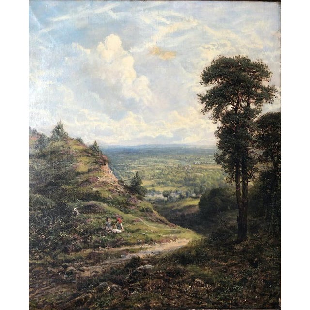 George William Mote, Landscape, 1888, Oil on Canvas, Framed For Sale
