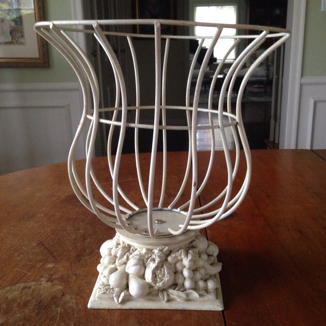 Vintage French Style Wire Garden Urn Planter Chairish