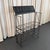 Mid 20th Century Sleek Modern Black Wrought Iron Dry Bar Console Wine Rack For Sale - Image 4 of 7