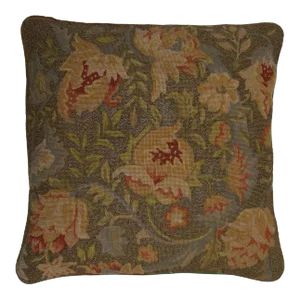 Handmade Needlepoint Throw Pillow