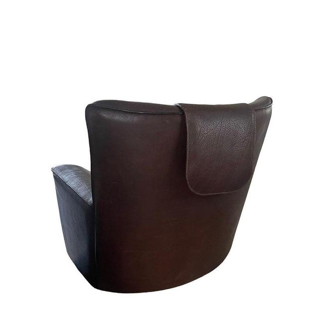 Brown Lounge Armchair from de Sede For Sale - Image 6 of 8