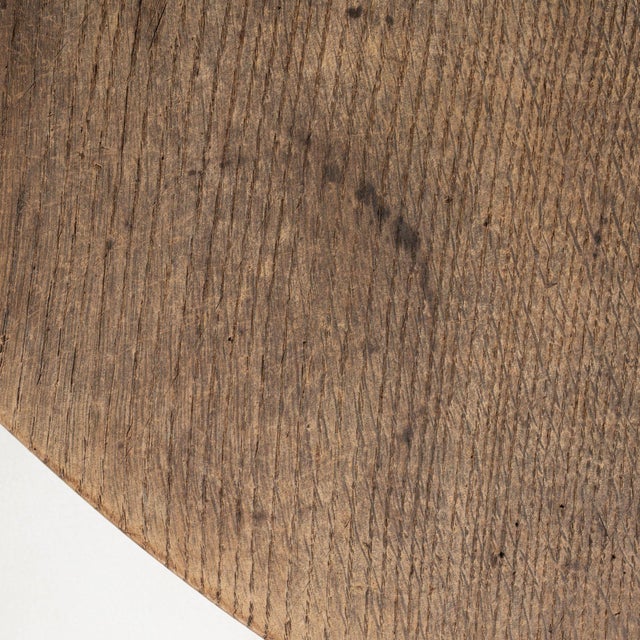19th Century France Brown Wood Console Table For Sale - Image 10 of 10