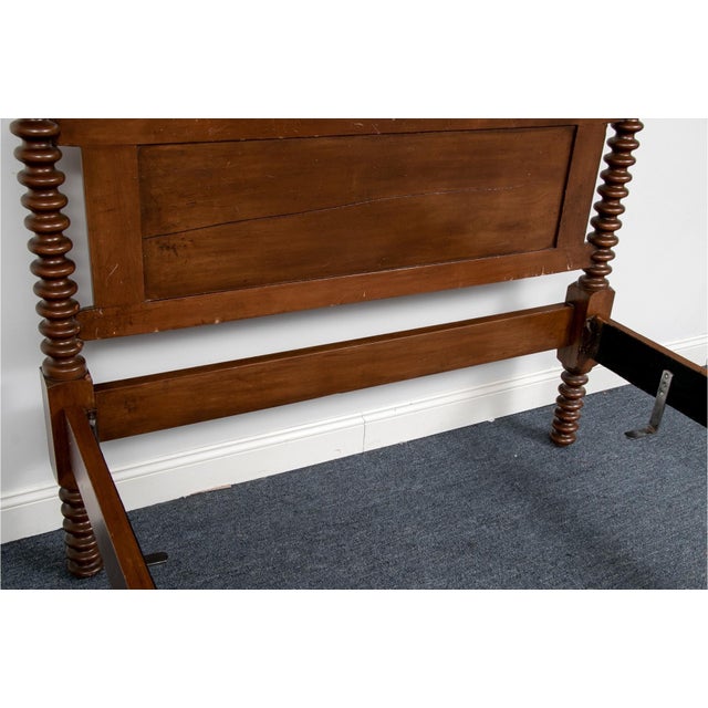Vintage Jenny Lind Style Bobbin Turned Bed Frame For Sale - Image 4 of 11