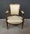 Louis XVI Cabriolet Chair in Beechwood, 1700s For Sale - Image 3 of 18