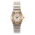 Ladies Omega Constellation Mini 22.5mm 18k Yellow Gold Steel Quartz Watch For Sale