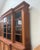 Wood Large English Bookcase in Walnut and Mahogany For Sale - Image 7 of 18