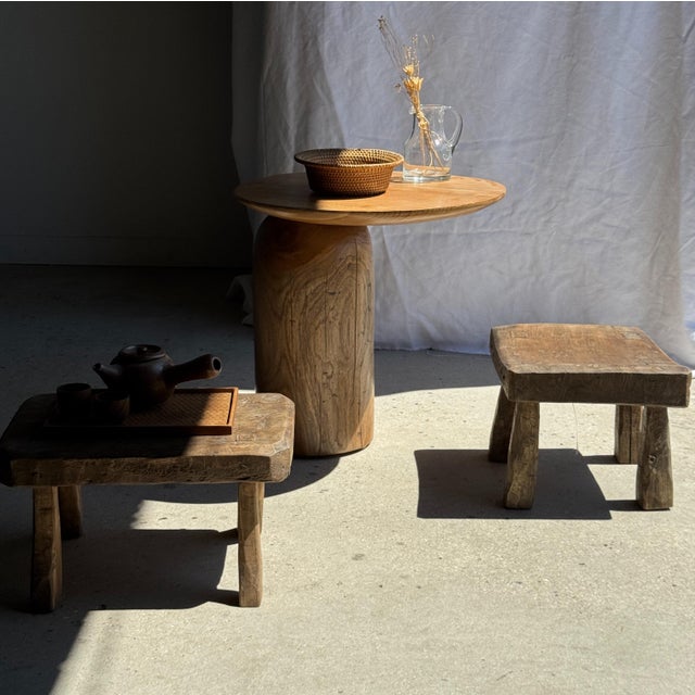 Small Stool in Teak For Sale - Image 6 of 18