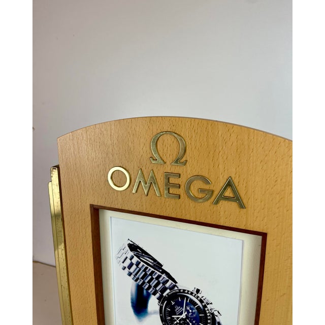 Metal Vintage Omega In-Store Advertising, 1980s For Sale - Image 7 of 15