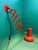 1970s Bright Orange Scissor Lamps by SIS, Germany, 1970s For Sale - Image 5 of 10