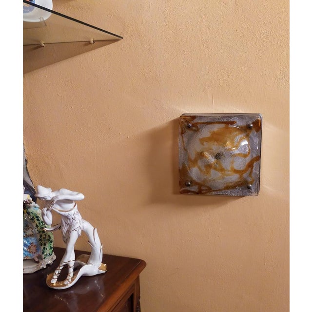 AVMazzega Vintage Wall Light from Mazzega, 1970s For Sale - Image 4 of 10