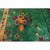 1920s 1920s Antique Large Room Size Chinese Hand Knotted Pile Green Field Art Deco Rug For Sale - Image 5 of 6