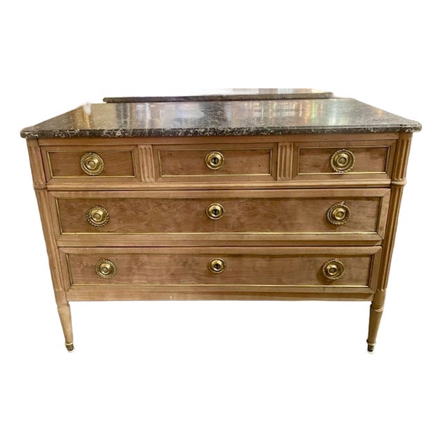 French Bleached Mahogany Directoire’ Commode For Sale