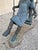 Late 20th Century Large Bronze Boy and Girl Children Swinging Garden Outdoor Statue Sculpture For Sale - Image 4 of 9
