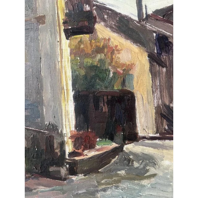 Philippe Zysset, En gare de Satigny, Genève, Oil on Canvas, Framed For Sale - Image 4 of 13