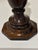Wood Antique English Oak Turned Candlesticks With Brass Candle Cups - A Pair For Sale - Image 7 of 13