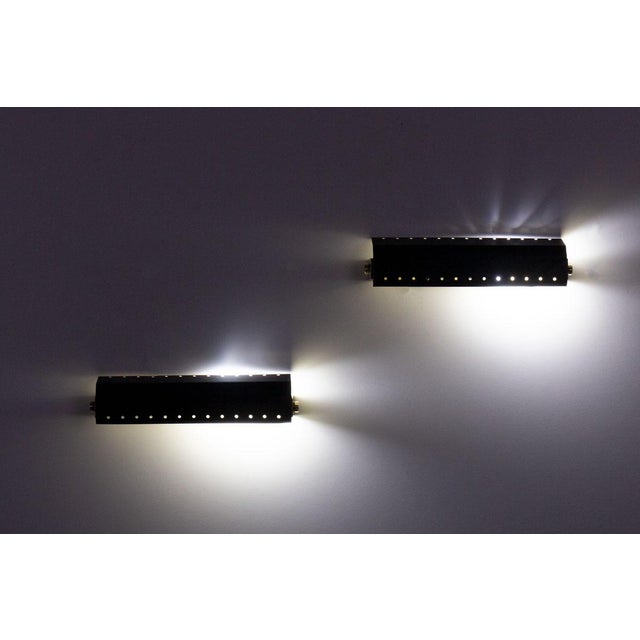 Metal Wall Lights from Stilnovo, 1950s, Set of 2 For Sale - Image 7 of 9