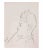 Lithograph on vélin pur fil des Papeteries du Marais, realized by Cocteau in 1929. Belongs to the suite "25 Dessins d'Un...