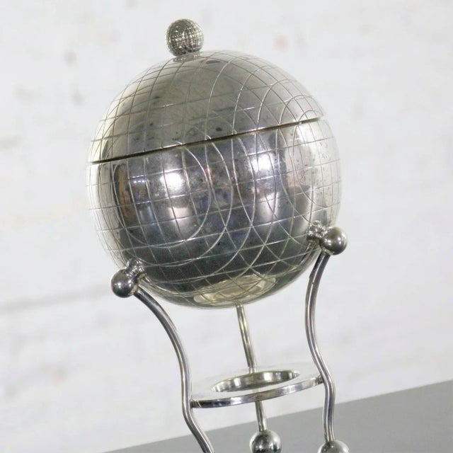 Silver Latham & Morton Silver Plate Egg Warmer Globe Orb Shape Victorian For Sale - Image 8 of 13