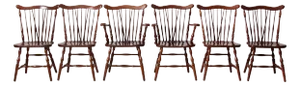 Vintage Jamestown Table Company Windsor Dining Chairs Set of 6