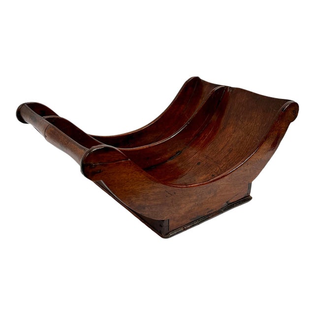 Antique 1800s Mahogany Cheese Coaster For Sale