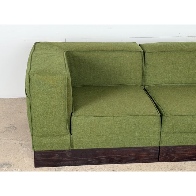 Wood Modern Danish Modular Sofa from Niels Eilersen, 1970s For Sale - Image 7 of 12