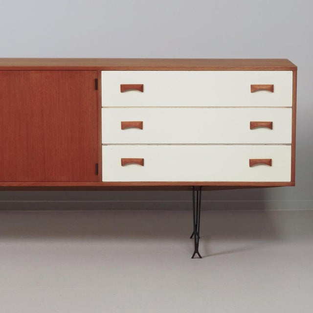 Modulus TL225 Sideboard by Kho Liang Ie for Fristho, 1950s For Sale - Image 9 of 11