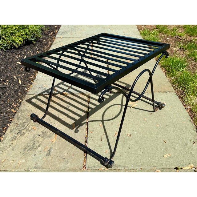 Early Salterini Wrought Iron Side Tables, a Pair For Sale In New York - Image 6 of 6