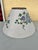 Late 20th Century Vintage Purple Floral Lamp Shade For Sale - Image 5 of 8