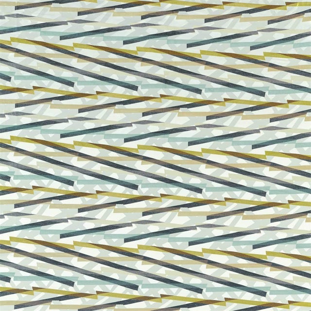 Harlequin Diffinity Fabric in Gold/Topaz - a Sample For Sale