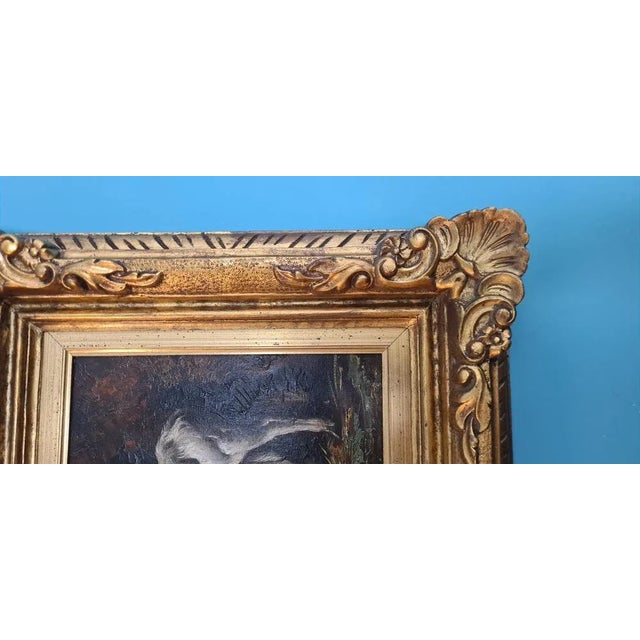 Rural Scene, 1890s, Oil on Canvas, Framed For Sale - Image 9 of 12