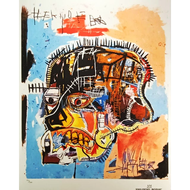 Jean-Michel Basquiat Limited Edition Lithograph. Limited Series - Number 127 of 300 (the numbers are signed in pencil)....