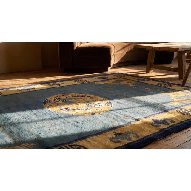 Late 19th Century Chinese Peking Dragon Carpet For Sale - Image 11 of 12