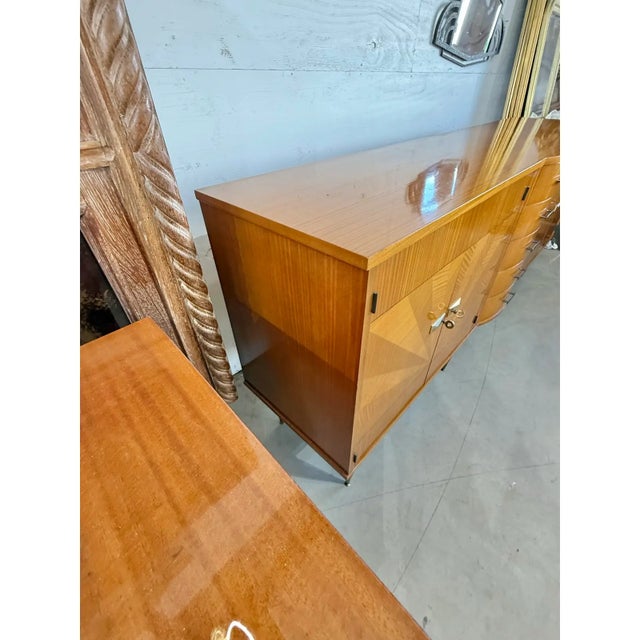 1940s French Art Deco ''Sunburst'' Sideboard or Credenzas For Sale - Image 10 of 12