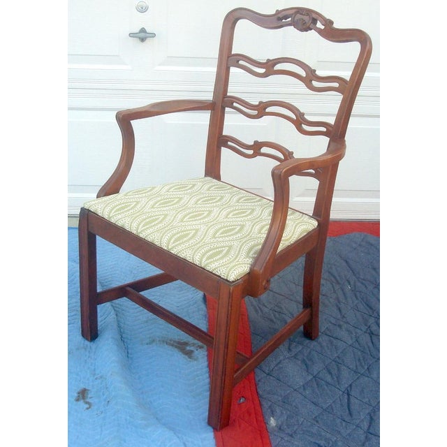 1940s Vintage Cherry Dining Chairs Set of 6 Chairish