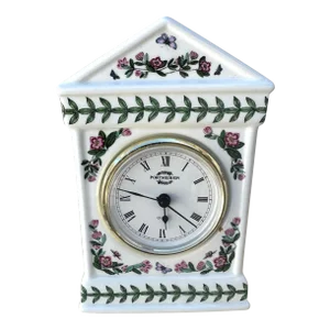 Vintage Portmeirion Botanic Garden Table Clock