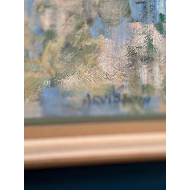 Arvidsson, Waterfront Cityscape, 1950s, Oil Painting on Panel, Framed For Sale - Image 6 of 15
