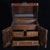 Brown Vintage Rosewood Official Cabinet Jewelry Box, Hand Carved Kylin With Brass Hardware For Sale - Image 8 of 9