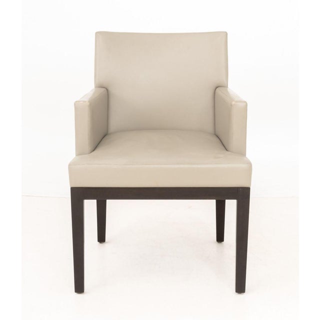 Textile Christian Liaigre Style Dining Chairs, 6 For Sale - Image 7 of 10