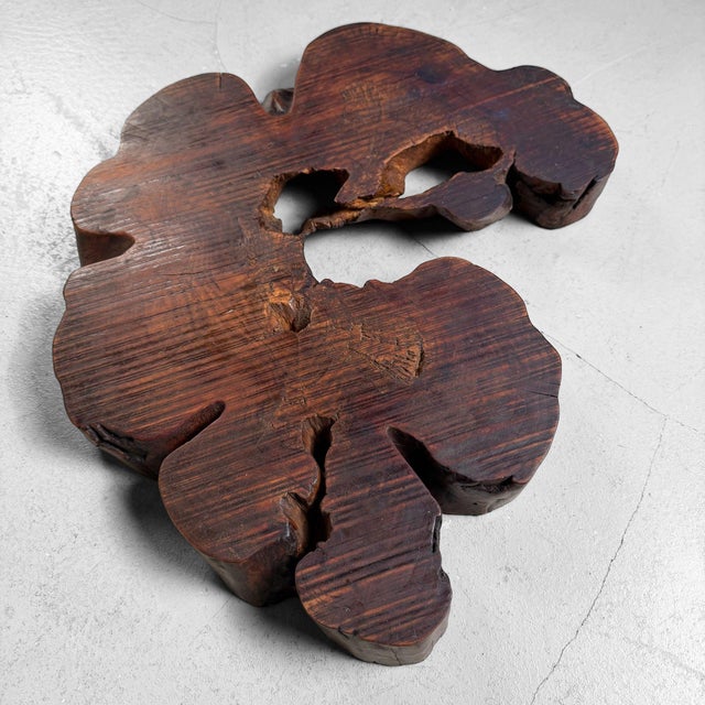Japanese Root Wood Sculpture or Ikebana Stand, 1900s For Sale - Image 5 of 18