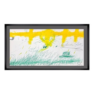 Antoni Tapies Original Signed Lithograph Limited Edition Triptych | Museum Framed | Coa For Sale