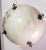 1940s Extra Large White Alabaster Pendant, 1940s For Sale - Image 5 of 11