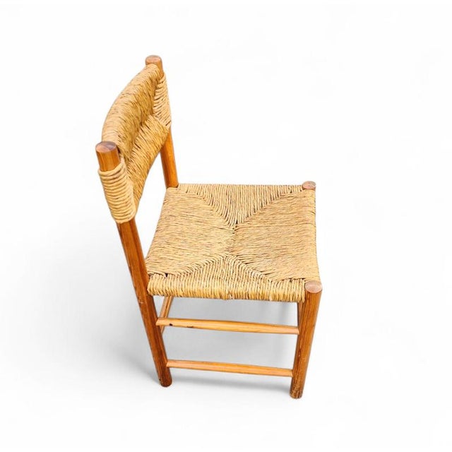 Wood Vintage French Pine Dining Chairs, 1950s, Set of 2 For Sale - Image 7 of 18