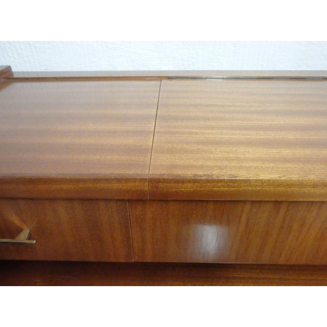 Large Chest of Drawers with Mirror, 1950s For Sale - Image 4 of 16