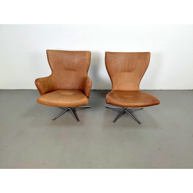 Metal Gyro Easy Swivel Chairs by Jan Ekström from Conform, 2000s, Set of 2 For Sale - Image 7 of 18