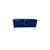 Wood Three-Door Italian Sideboard in Sapphire Blue Glass and Brass from Justfurnituress SRL For Sale - Image 7 of 9