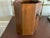 Mid-Century Modern Vintage Octagonal Wooden Wastebasket With Lion Heads For Sale - Image 3 of 11
